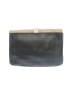 Neiman Marcus 100% Leather Color Block Gray Leather Clutch One size - photo 2