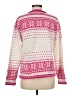 Croft & Barrow 100% Acrylic Print Pink Pullover Sweater Size M - photo 2