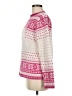 Croft & Barrow 100% Acrylic Print Pink Pullover Sweater Size M - photo 5