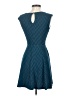 Candie's Chevron-herringbone Teal Casual Dress Size S - photo 2