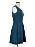 Candie's Chevron-herringbone Teal Casual Dress Size S - photo 4