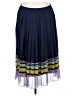 Halogen Color Block Blue Casual Skirt Size XL - photo 1