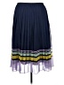 Halogen Color Block Blue Casual Skirt Size XL - photo 2