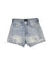 7 For All Mankind Blue Denim Shorts Size 24 waist - photo 1