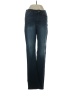 Express Jeans Solid Blue Jeans Size 4 - photo 1