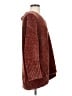 Zara Metallic Burgundy Pullover Sweater Size S - photo 4
