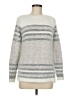 The Limited Stripes Silver Pullover Sweater Size M - photo 1