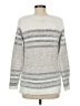 The Limited Stripes Silver Pullover Sweater Size M - photo 2