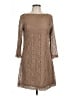 Sharagano 100% Polyester Brown Casual Dress Size 10 - photo 1