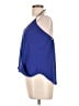 Olivaceous 100% Polyester Blue Sleeveless Blouse Size L - photo 5