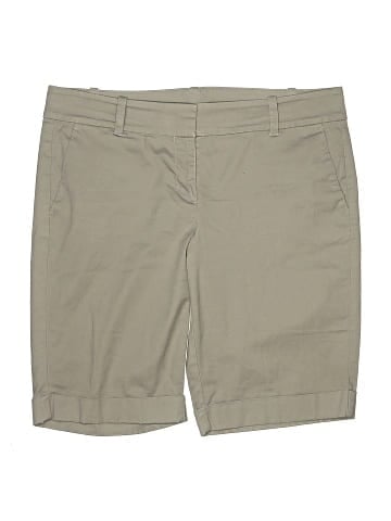 Ann Taylor Khaki Shorts (view 1)