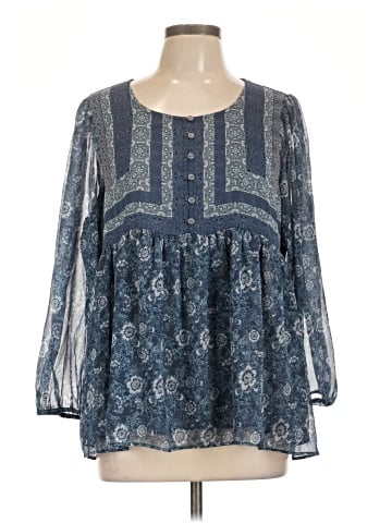 Lucky Brand 3/4 Sleeve Blouse (view 1)