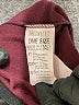 Melville Solid Burgundy Formal Skirt One size - photo 4
