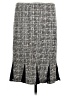 Alfani Houndstooth Gray Formal Skirt Size 12 - photo 2