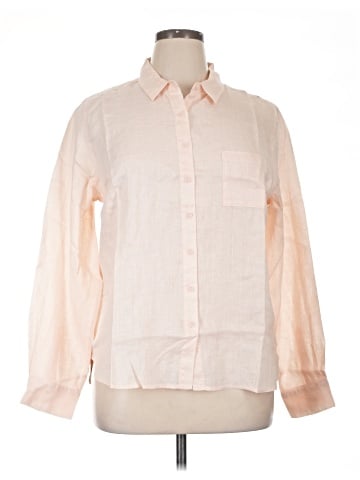 Garnet Hill Long Sleeve Button-Down Shirt (view 1)