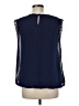 Charming Charlie 100% Polyester Blue Sleeveless Blouse Size M - photo 2