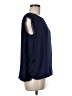 Charming Charlie 100% Polyester Blue Sleeveless Blouse Size M - photo 4