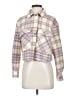 Zara Plaid Purple Jacket Size S - photo 1