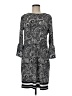 MICHAEL Michael Kors Paisley Black Gray Casual Dress Size M - photo 1