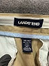 Lands' End Solid Tan Khaki Shorts Size 14 - photo 3