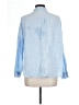 Blank NYC Blue Long Sleeve Button-Down Shirt Size L - photo 2