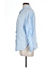 Blank NYC Blue Long Sleeve Button-Down Shirt Size L - photo 5