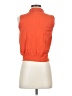 DemyLee 100% Cotton Orange Sleeveless Blouse Size XS - photo 2
