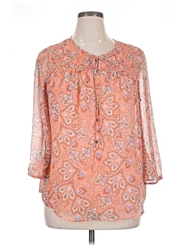 St. John's Bay 3/4 Sleeve Blouse (view 1)