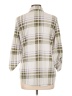 New York Laundry Plaid Ivory 3/4 Sleeve Blouse Size L - photo 2