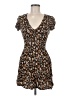 Forever 21 Floral Brown Casual Dress Size M - photo 1
