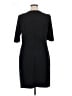 Studio One Solid Black Casual Dress Size 16 - photo 2