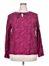 White Stag Pink Long Sleeve Blouse Size 20 - photo 1