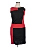En Focus Studio Color Block Red Cocktail Dress Size 14 - photo 1