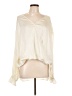 ALLSAINTS 100% Polyester Ivory Long Sleeve Blouse Size 12 - photo 1