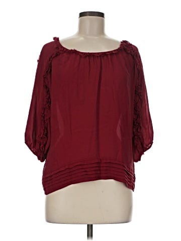 Jay Godfrey 3/4 Sleeve Silk Top (view 1)