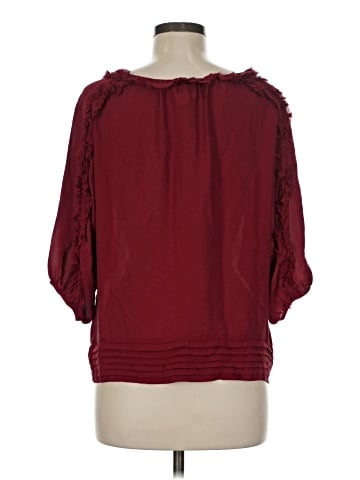 Jay Godfrey 3/4 Sleeve Silk Top (view 2)