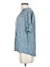 DR2 100% Rayon Blue Short Sleeve Blouse Size S - photo 5