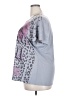 Lane Bryant Outlet 100% Polyester Gray Short Sleeve Top Size 18 - 20 Plus - photo 5
