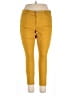 Ann Taylor LOFT Solid Yellow Jeans Size 32 waist - photo 1
