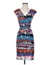 Weston 100% Nylon Print Blue Cocktail Dress Size XS - photo 1