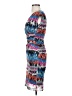 Weston 100% Nylon Print Blue Cocktail Dress Size XS - photo 5