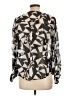 Decree Silver 3/4 Sleeve Blouse Size L - photo 2