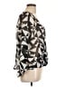 Decree Silver 3/4 Sleeve Blouse Size L - photo 4