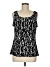 Investments Black Sleeveless Blouse Size M - photo 1