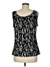 Investments Black Sleeveless Blouse Size M - photo 2