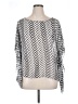 Lagaci 100% Polyester Chevron-herringbone Silver Long Sleeve Blouse Size XL - photo 1
