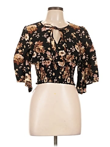 Crave Fame By Almost Famous 3/4 Sleeve Blouse (view 1)