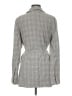 Free People Checkered-gingham Gray Blazer Size M - photo 2