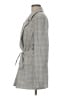Free People Checkered-gingham Gray Blazer Size M - photo 5