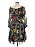 Nine West Print Blue Cocktail Dress Size 14 - photo 2
